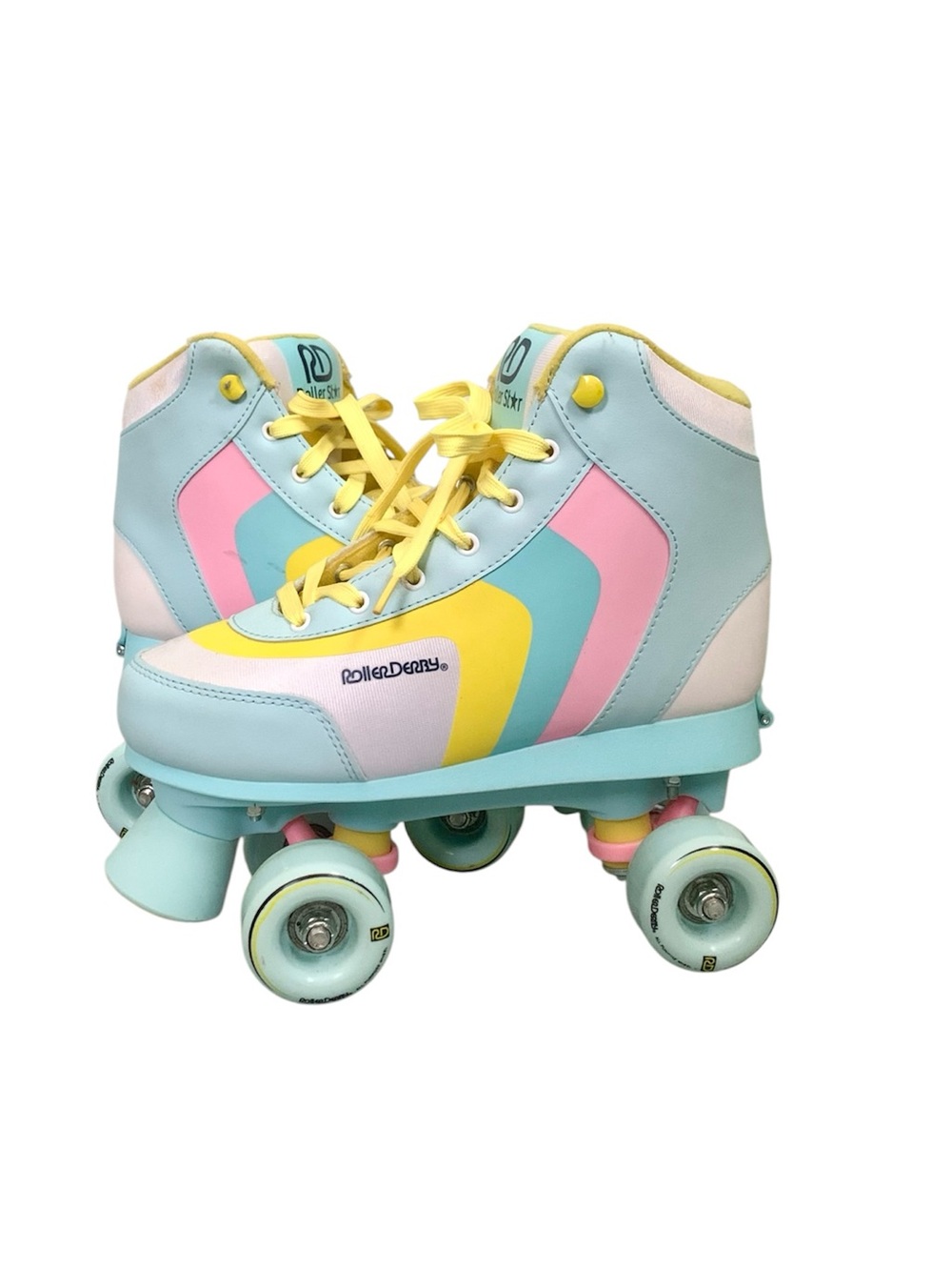 Roller Derby Quad Star Pastel Youth Roller Skates Size 3-6